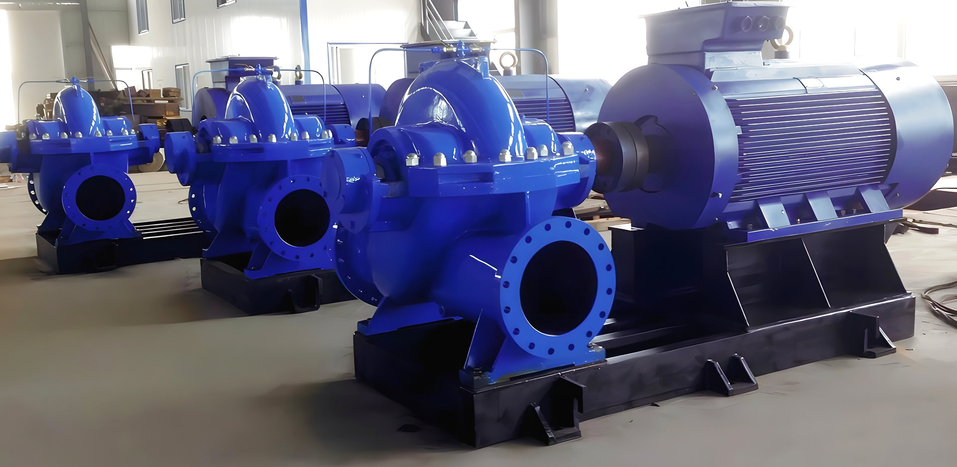 单级双吸中开式离心泵